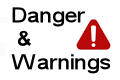 Boort Danger and Warnings